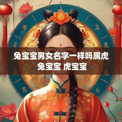 兔宝宝男女名字一样吗属虎 兔宝宝 虎宝宝