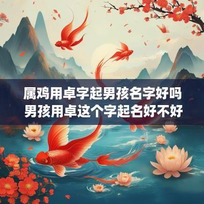 属鸡用卓字起男孩名字好吗 男孩用卓这个字起名好不好