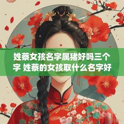姓蔡女孩名字属猪好吗三个字 姓蔡的女孩取什么名字好