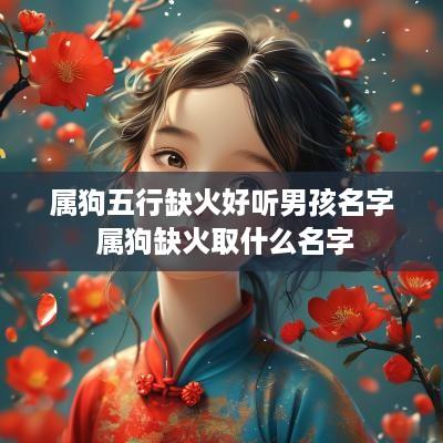 属狗五行缺火好听男孩名字 属狗缺火取什么名字