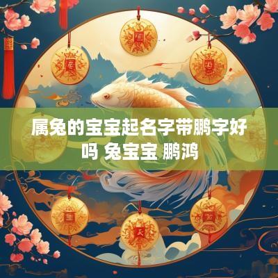 属兔的宝宝起名字带鹏字好吗 兔宝宝 鹏鸿
