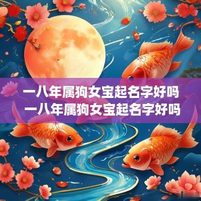 一八年属狗女宝起名字好吗 一八年属狗女宝起名字好吗