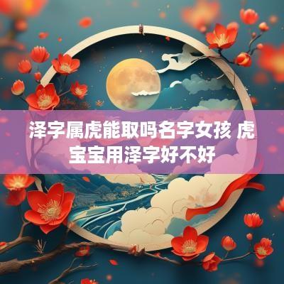 泽字属虎能取吗名字女孩 虎宝宝用泽字好不好