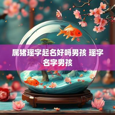 属猪瑶字起名好吗男孩 瑶字名字男孩