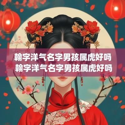 翰字洋气名字男孩属虎好吗 翰字洋气名字男孩属虎好吗还是女孩