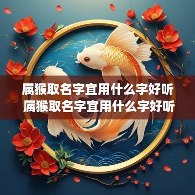 属猴取名字宜用什么字好听 属猴取名字宜用什么字好听点
