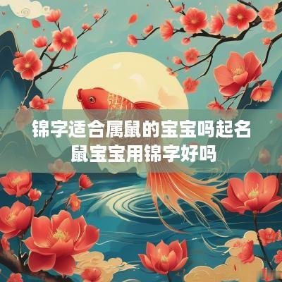 锦字适合属鼠的宝宝吗起名 鼠宝宝用锦字好吗