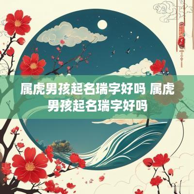 属虎男孩起名瑞字好吗 属虎男孩起名瑞字好吗