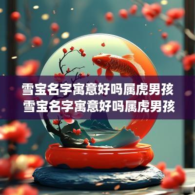 雪宝名字寓意好吗属虎男孩 雪宝名字寓意好吗属虎男孩子