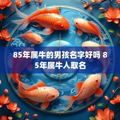 85年属牛的男孩名字好吗 85年属牛人取名