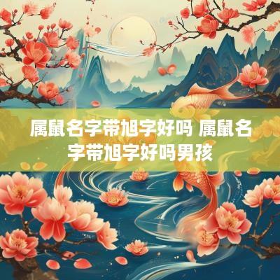 属鼠名字带旭字好吗 属鼠名字带旭字好吗男孩