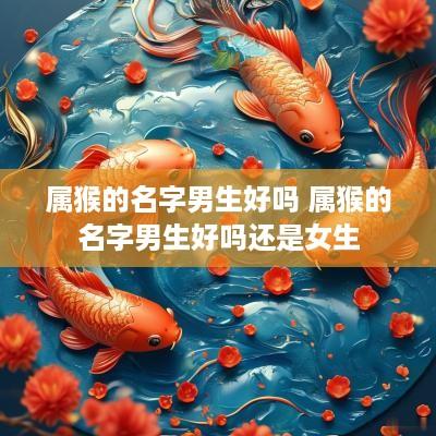 属猴的名字男生好吗 属猴的名字男生好吗还是女生