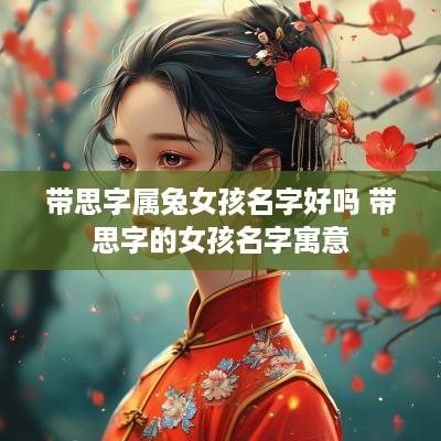 带思字属兔女孩名字好吗 带思字的女孩名字寓意