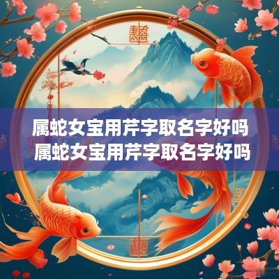 属蛇女宝用芹字取名字好吗 属蛇女宝用芹字取名字好吗