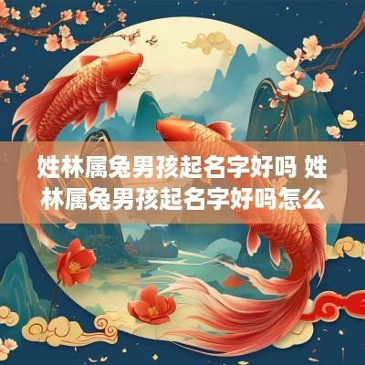 姓林属兔男孩起名字好吗 姓林属兔男孩起名字好吗怎么取
