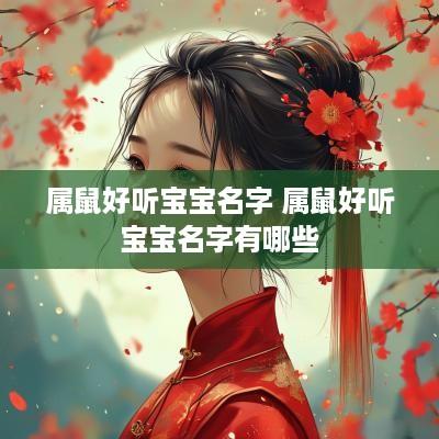 属鼠好听宝宝名字 属鼠好听宝宝名字有哪些