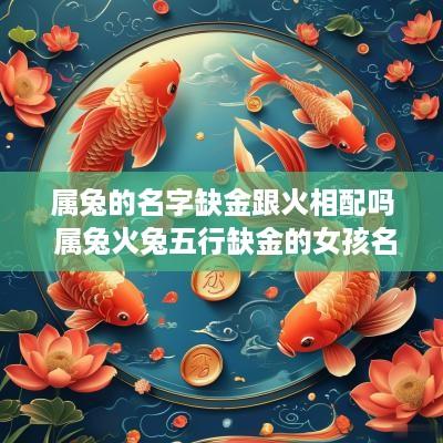 属兔的名字缺金跟火相配吗 属兔火兔五行缺金的女孩名字