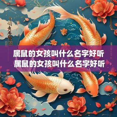 属鼠的女孩叫什么名字好听 属鼠的女孩叫什么名字好听点