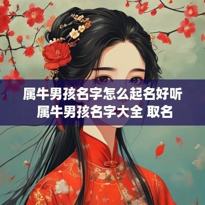 属牛男孩名字怎么起名好听 属牛男孩名字大全 取名