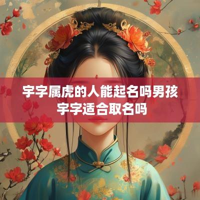 宇字属虎的人能起名吗男孩 宇字适合取名吗