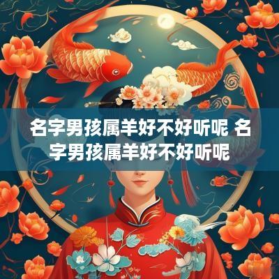 名字男孩属羊好不好听呢 名字男孩属羊好不好听呢
