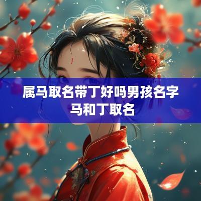 属马取名带丁好吗男孩名字 马和丁取名
