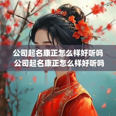 公司起名康正怎么样好听吗 公司起名康正怎么样好听吗
