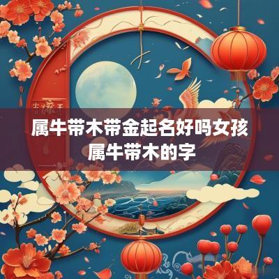 属牛带木带金起名好吗女孩 属牛带木的字
