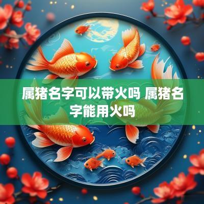 属猪名字可以带火吗 属猪名字能用火吗 属猪名字可以带火吗 属猪名字能用火吗
