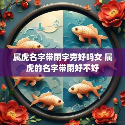 属虎名字带雨字旁好吗女 属虎的名字带雨好不好