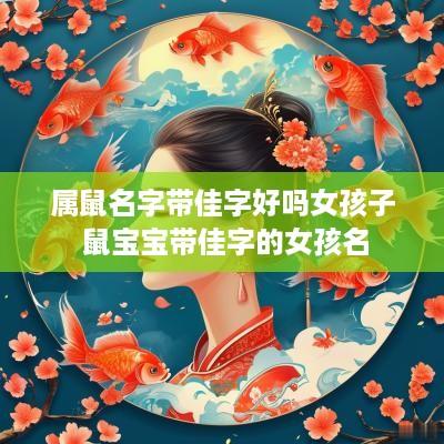 属鼠名字带佳字好吗女孩子 鼠宝宝带佳字的女孩名