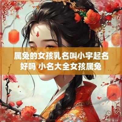 属兔的女孩乳名叫小宇起名好吗 小名大全女孩属兔