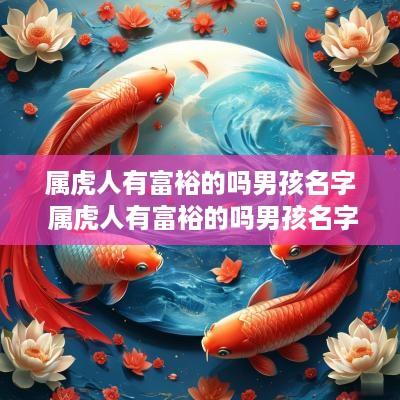 属虎人有富裕的吗男孩名字 属虎人有富裕的吗男孩名字叫什么