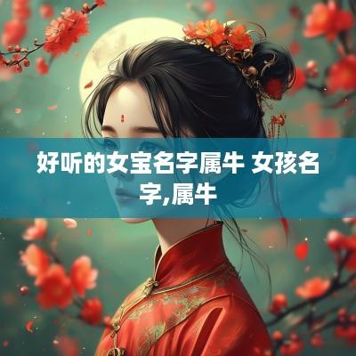 好听的女宝名字属牛 女孩名字,属牛