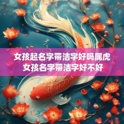 女孩起名字带洁字好吗属虎 女孩名字带洁字好不好