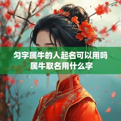 匀字属牛的人起名可以用吗 属牛取名用什么字