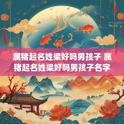 属猪起名姓梁好吗男孩子 属猪起名姓梁好吗男孩子名字