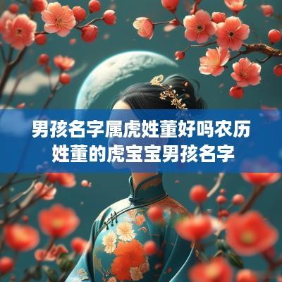 男孩名字属虎姓董好吗农历 姓董的虎宝宝男孩名字