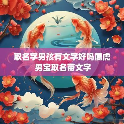 取名字男孩有文字好吗属虎 男宝取名带文字
