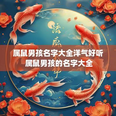 属鼠男孩名字大全洋气好听 属鼠男孩的名字大全