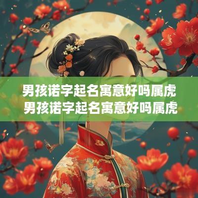 男孩诺字起名寓意好吗属虎 男孩诺字起名寓意好吗属虎的