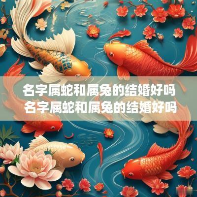 名字属蛇和属兔的结婚好吗 名字属蛇和属兔的结婚好吗女孩