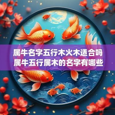 属牛名字五行木火木适合吗 属牛五行属木的名字有哪些