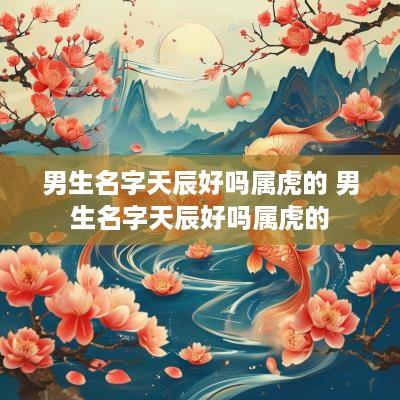 男生名字天辰好吗属虎的 男生名字天辰好吗属虎的