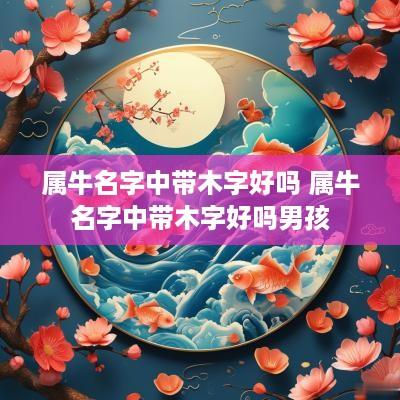 属牛名字中带木字好吗 属牛名字中带木字好吗男孩