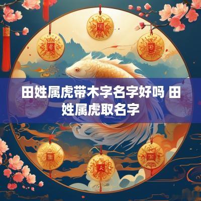 田姓属虎带木字名字好吗 田姓属虎取名字