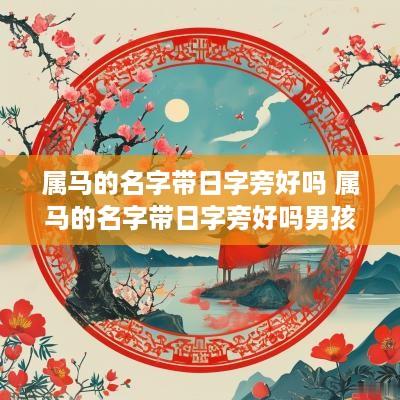 属马的名字带日字旁好吗 属马的名字带日字旁好吗男孩