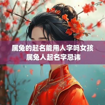 属兔的起名能用人字吗女孩 属兔人起名字忌讳