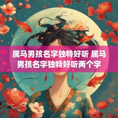 属马男孩名字独特好听 属马男孩名字独特好听两个字