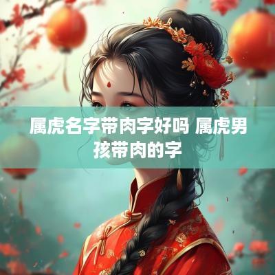 属虎名字带肉字好吗 属虎男孩带肉的字